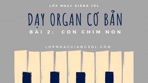 Dạy Organ Cơ Bản || Bài 2: Con Chim Non, dạy đàn guitar quận 12, dạy đàn piano quận 12, dạy vẽ quận 12, dạy thanh nhạc quận 12